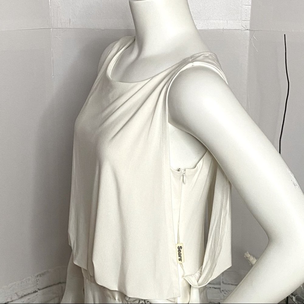Ivory Bejewelled Jessica / Sears Midi Dress - Picture 8 of 12